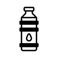 A water bottle icon representing a portable container for carrying and dispensing drinking water conveniently. vector