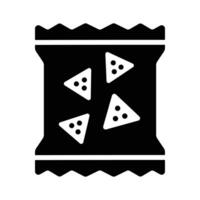 Grab this creatively crafted snacks packet icon design vector