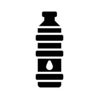 A water bottle icon representing a portable container for carrying and dispensing drinking water conveniently. vector
