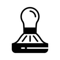 Get this visually perfect icon of coffee tamper in modern style vector