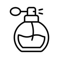 A scalable icon of perfume bottle, unique of fragrance bottle vector