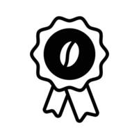 Grab this creative icon of coffee badge in modern style vector