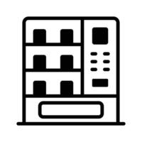 Vending machine icon design in trendy style vector