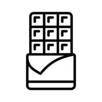Yummy chocolate, well designed icon of chocolate bar in modern style vector