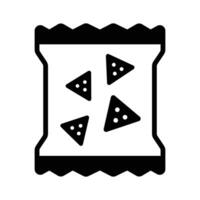 Grab this creatively crafted snacks packet icon design vector