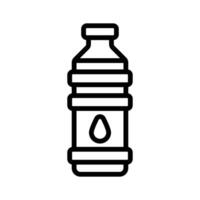 A water bottle icon representing a portable container for carrying and dispensing drinking water conveniently. vector