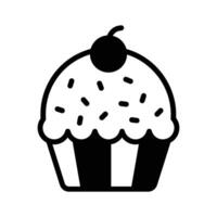 Get your hands on this amazing icon of cupcake, ready to use vector