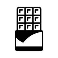 Yummy chocolate, well designed icon of chocolate bar in modern style vector