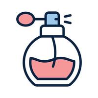 A scalable icon of perfume bottle, unique of fragrance bottle vector