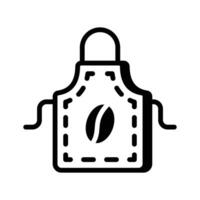Take a look at visually perfect icon of apron, editable design vector
