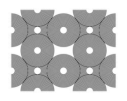 Linear circles of a rainbow arch on a black marble background. aesthetic boho style. Modern wall art template vector