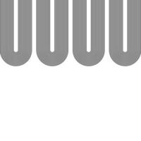 Abstract black lines circles on a white background frame, Linear curls path banner template vector