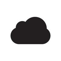 Cloud icon design template vector