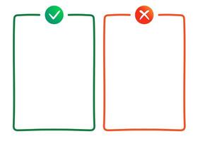 Do and dont infographic hand drawn style vector