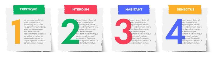 Infographic template timeline process 4 option vector