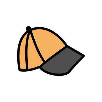 Cap icon element vector