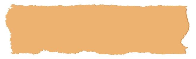 Torn paper edges rectangle shape vector