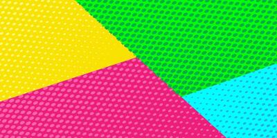 Vibrant geometric dotted background colorful vector