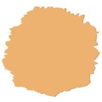 Torn paper edges circle shape vector