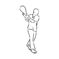 Basque pelota sketch vector
