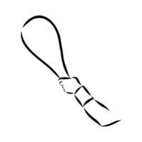 Basque pelota sketch vector