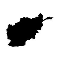 map of Afghanistan sketch vector