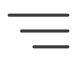 Hamburger menu icon, buttons for website, UI navigation, mobile app, presentation. design elements and user Interface icons. vector