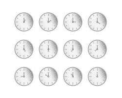 Icons set timer, clock, alarm clock, stopwatch and time icon. vector