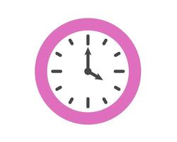 Summer clock icon design with lychee. Fruit icons of time. vector