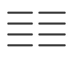 Hamburger menu icon, buttons for website, UI navigation, mobile app, presentation. design elements and user Interface icons. vector