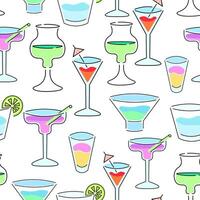 seamless pattern summertime traveling vector