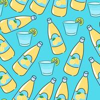 seamless pattern summertime traveling vector