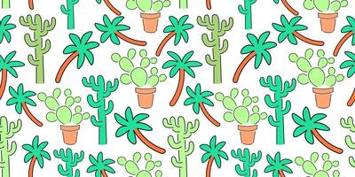 seamless pattern summertime traveling vector