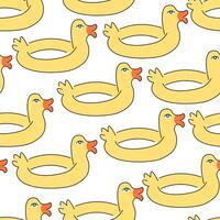 seamless pattern summertime traveling vector