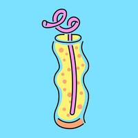 summertime doodle object vector