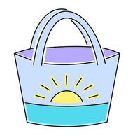 summertime doodle object vector