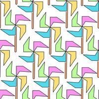 seamless pattern summertime traveling vector
