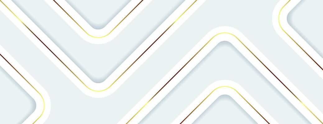 white abstract pattern background with golden lines