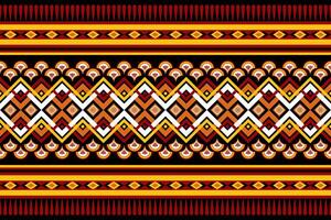 Abstract geometric ethnic seamless pattern. Geometric ethnic pattern fabric style. Geometric ethnic pattern design for clothing, textile, wrapping, background, wallpaper, carpet, embroidery vector