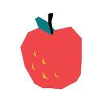 Abstract Fruit Set Apple vector