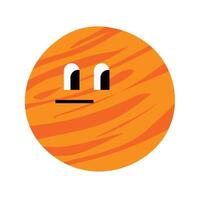 Funny Galaxy Character Set Neptune vector
