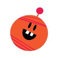 Funny Galaxy Character Set Mars vector
