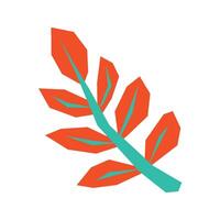 Colorful Abstract Tropical Element vector