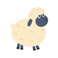 Abstract Funny Animal Element Set Sheep vector