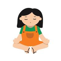 Abstract Girl Character Set vector