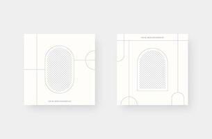 Social media banner. Minimalistic trendy backgrounds for branding, social media post, banner, cover, card. vector