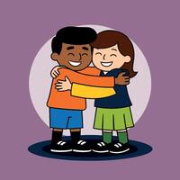 Back to school with friendship day vector