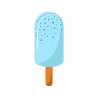 Ice cream on a stick. illustration isolated on white background vector
