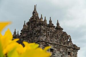 Plaosan Temple in Klaten, Central Java, Indonesia is a historical place and a popular tourist destination. Plaosan Temple is a Buddhist temple with ancient stone buildings arranged into buildings photo