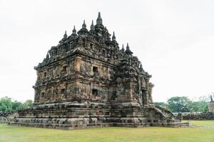 Plaosan Temple in Klaten, Central Java, Indonesia is a historical place and a popular tourist destination. Plaosan Temple is a Buddhist temple with ancient stone buildings arranged into buildings photo